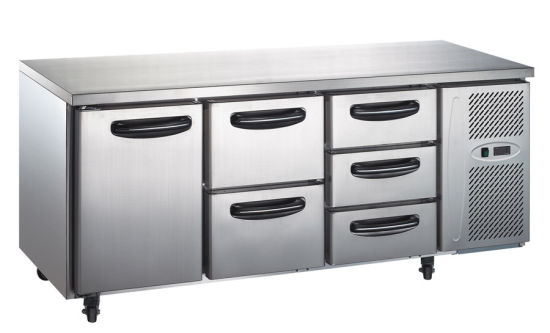 Mesa de ensalada de equipos de refrigeración para alimentos refrigerados (GRT-TSR540)