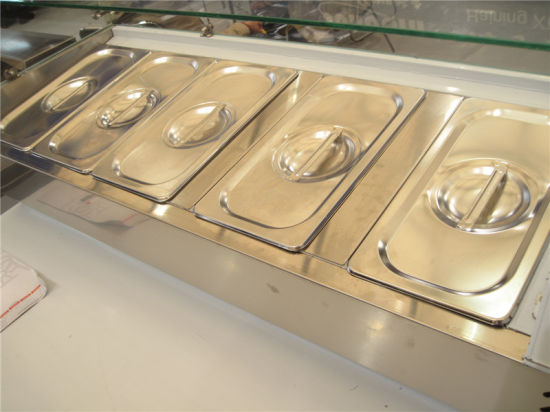 Mesa de ensalada de equipos de refrigeración para alimentos refrigerados (GRT-PT14)