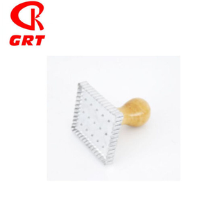 Molde de galletas de madera de aleación de aluminio GRT-JM-6