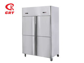 Congelador comercial de la puerta de la puerta del sólido vertical (GRT-DB-910)