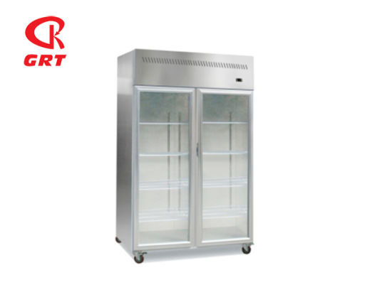 Freedero comercial de la cocina de la puerta de la puerta de la puerta de la puerta delicado vertical (GRT-DB-910FB)