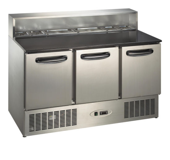 Mesa de ensalada de equipos de refrigeración para alimentos refrigerados (GRT-PS1382)