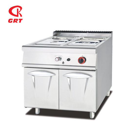 GRT-GH-984 Equipo de restaurante Acero inoxidable Combinación de gas cocinar horno