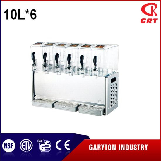 Dispensador de bebidas para mantener la bebida (GRT-LRYJ10L * 6) Estilo agitador