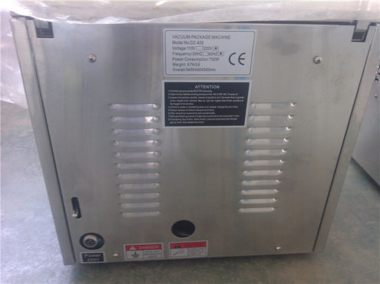 Packer de vacío de cámara doble para envases al vacío (GRT-DZQ5002SA)