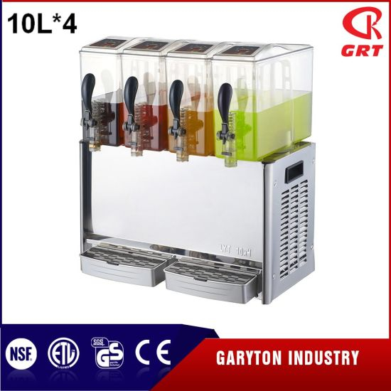Dispensador de bebidas para mantener la bebida (GRT-LRYJ10L * 4) Estilo agitador