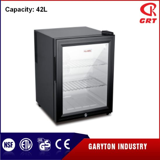 Puerta de cristal Mini refrigerador (BC-42A) Hotel y nevera.